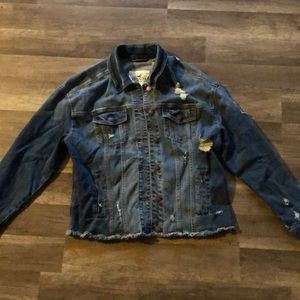 Distressed Jean Jacket